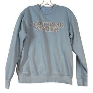 Niall Horan Heartbreak Weather Tour Sweatshirt •M• Light Blue Crewneck Merch 1D